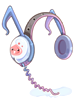 Costume Note Headphone