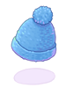 Costume Blue Fur Hat