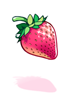 C Strawberry in Mouth