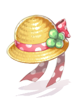 Costume Ribbon Straw Hat