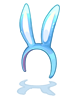 Costume Bunny Hairband (Light Blue)