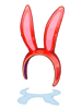 Costume Bunny Hairband (Red)