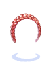 Costume Braid Headband (Red)