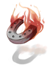 Burning Horseshoe